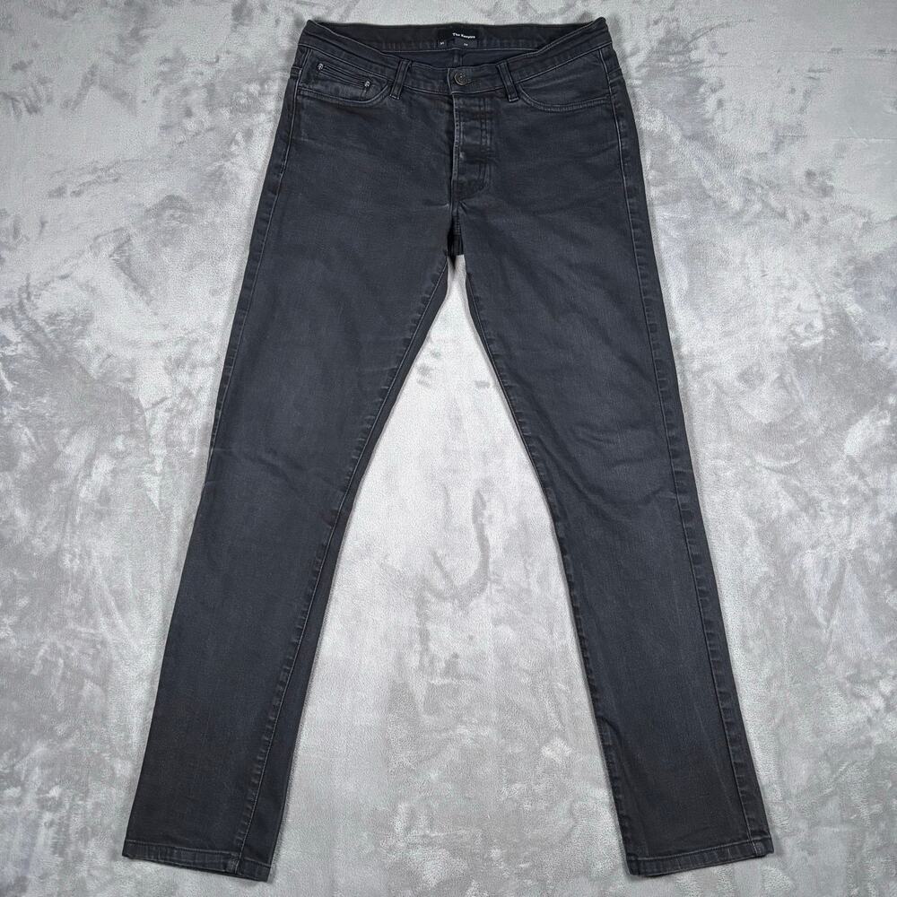 The Kooples Black Stretch Jeans Skull Hardware Men’s Size 31